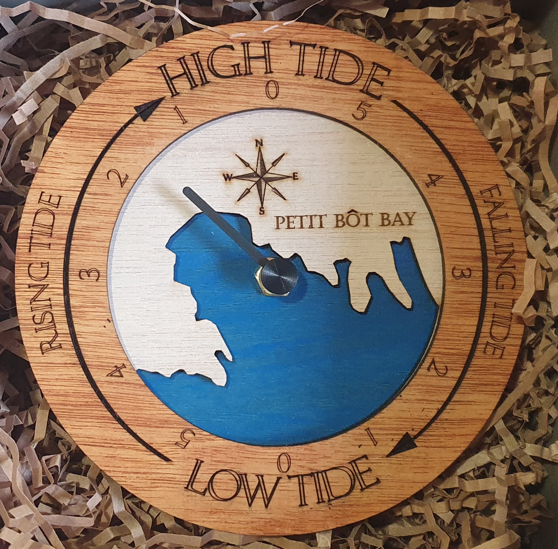 Petit Bot Bay Tide Clock