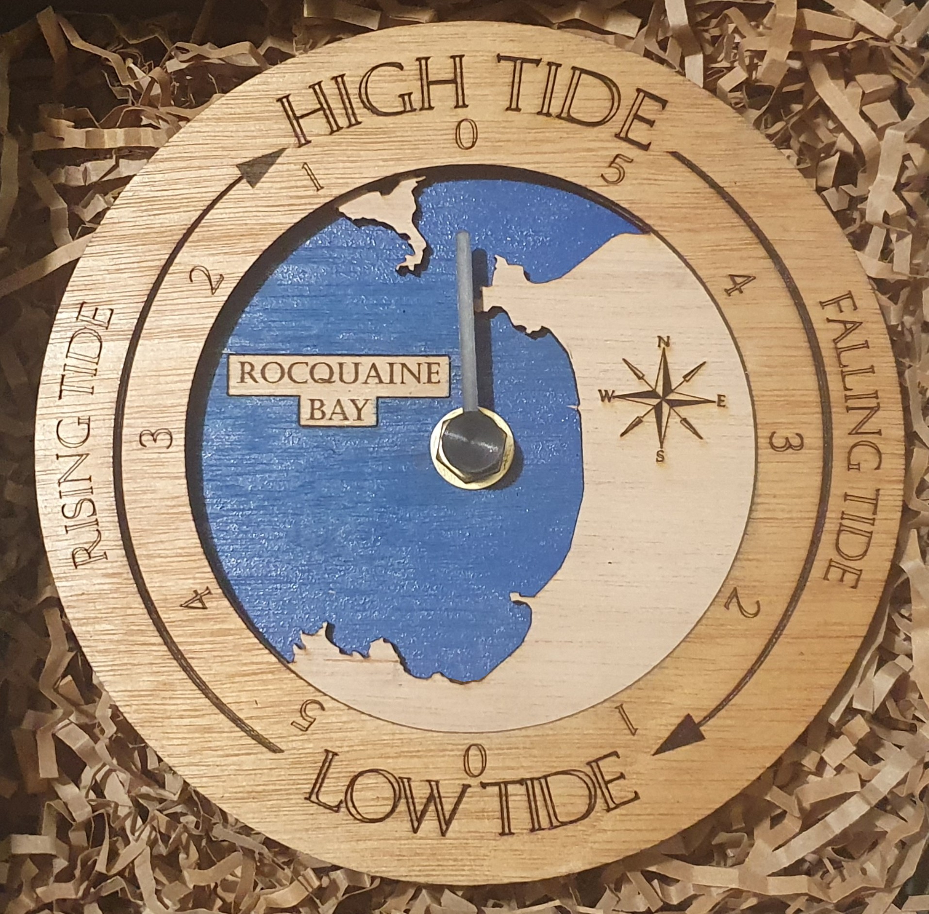 Rocquaine Bay Tide Clock