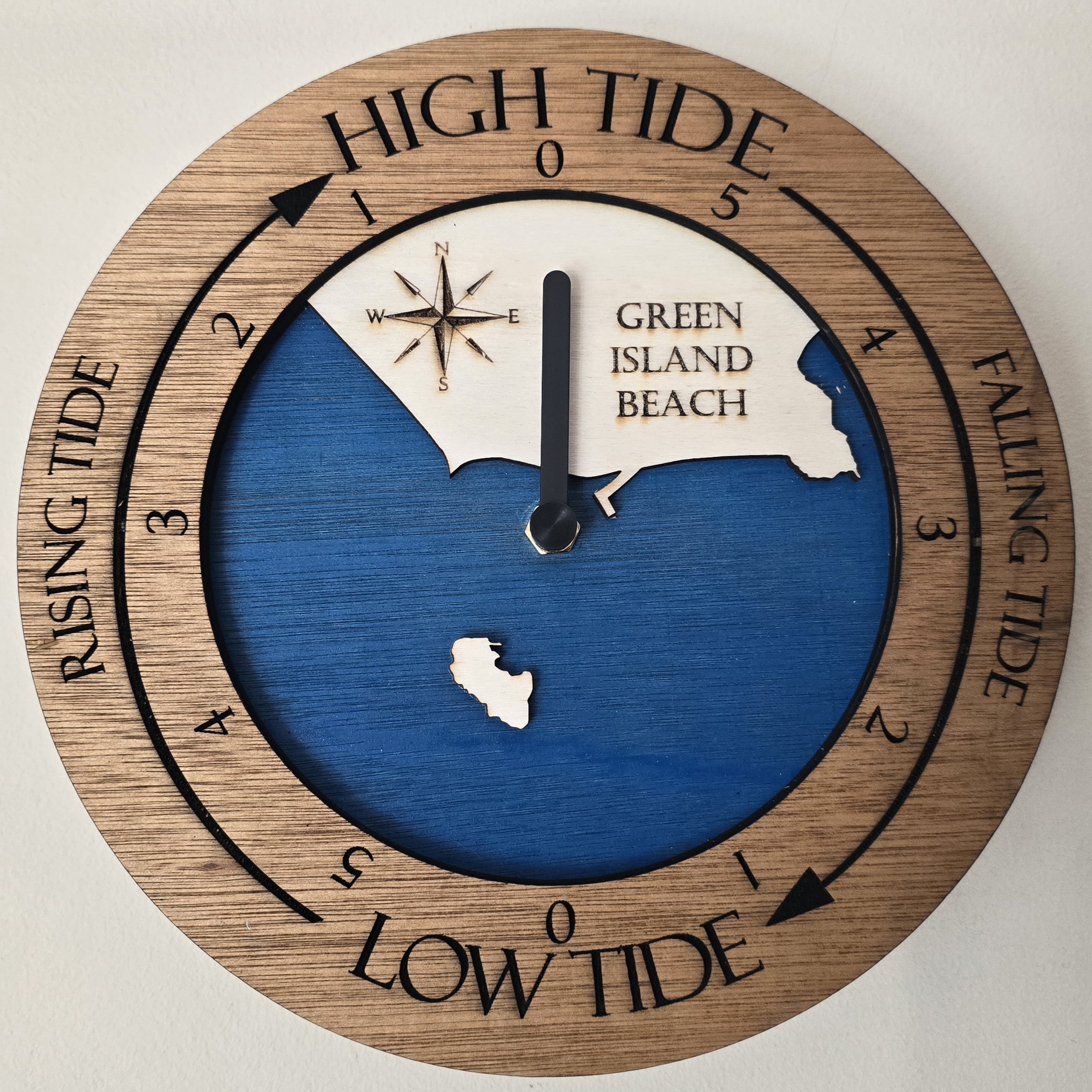 Green Island Beach Tide Clock