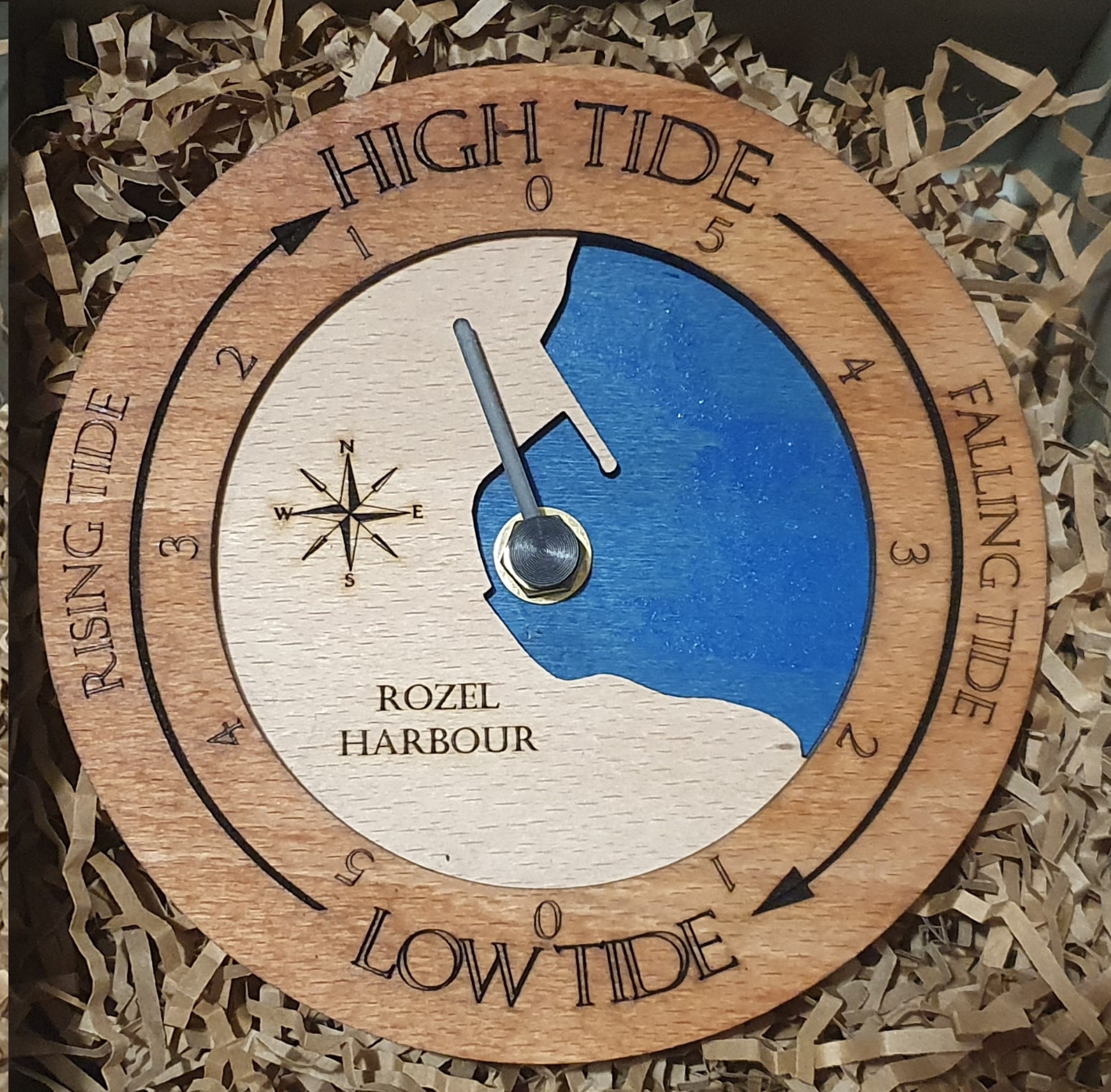 Rozel Harbour Tide Clock